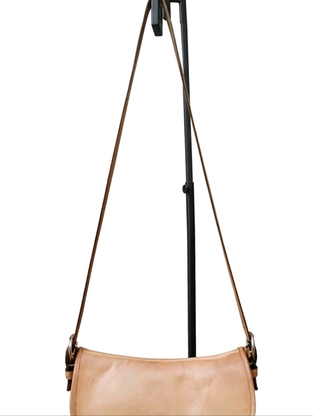 Vintage Coach Legacy Nubuck/Tan Crossbody/Shoulder Bag - Medium Turn-lock F15170 - Picture 13 of 16